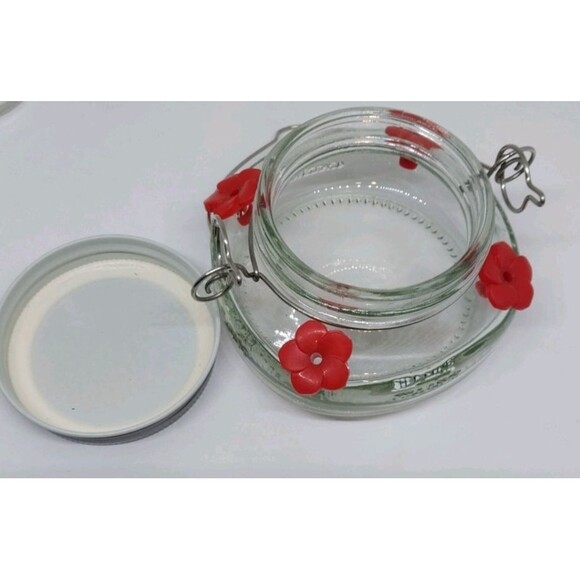 Nature's Way Bird Products Mason Jar Hummingbird Dish Feeder - Picture 7 of 10